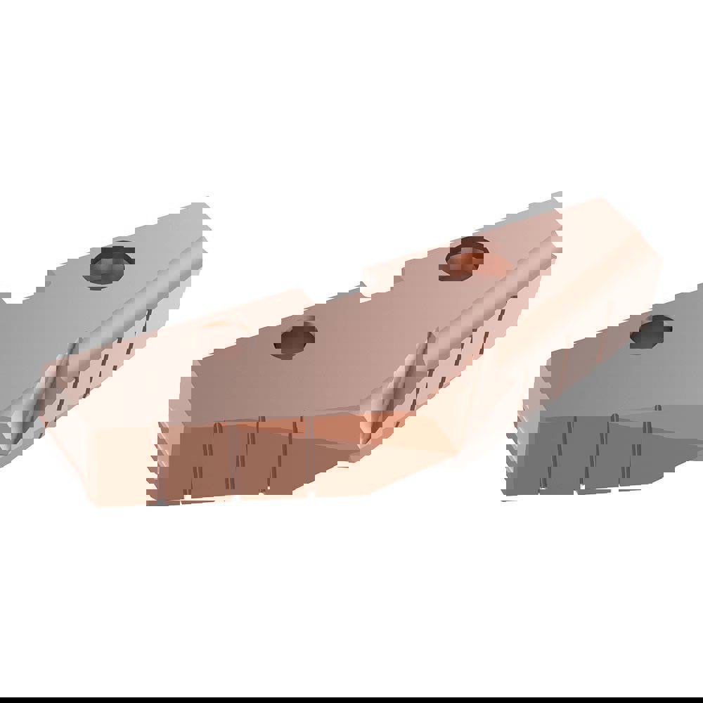 Spade Drill Insert: 51 mm Dia, Seat Size 4, Cobalt, 132 &deg; Point